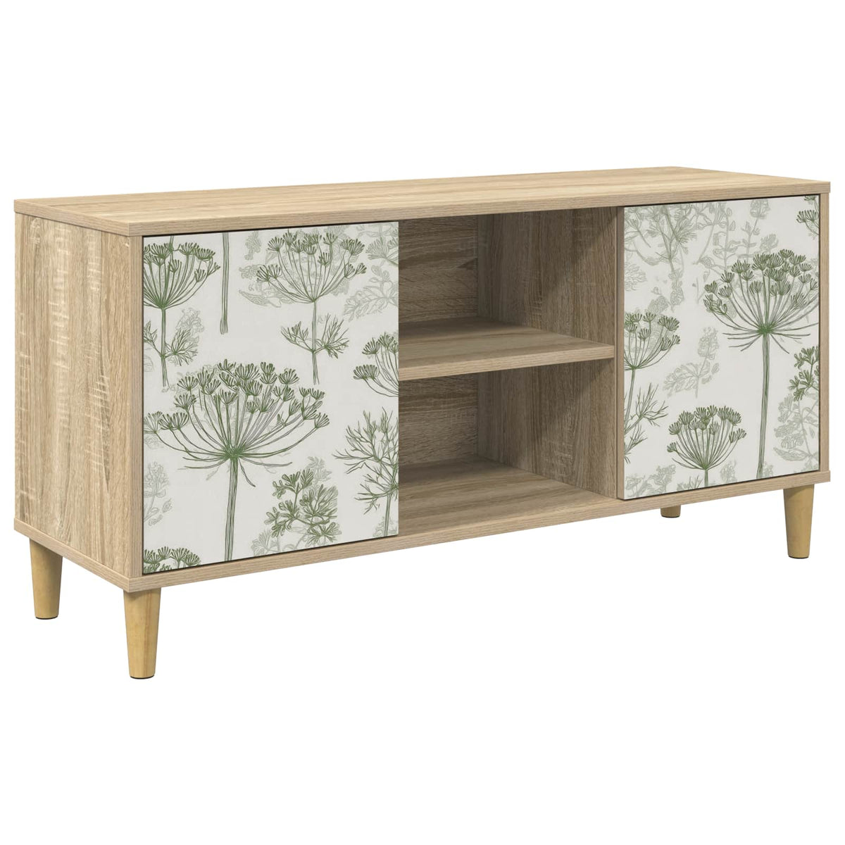 Tv-meubel GOTHA 102 x 33 x 50 cm Sonoma Bewerkt hout is nu te koop bij PeponiXL, paradijselijk wonen!