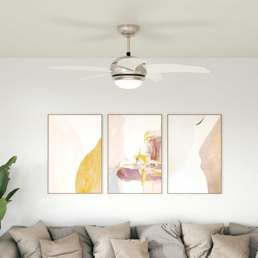 Plafondventilator met licht en afstandsbediening Ø 110 cm is nu te koop bij PeponiXL, paradijselijk wonen!