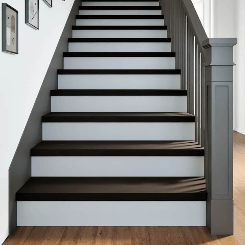 Traptreden 16 st 100x30x2 cm massief eikenhout donkerbruin is nu te koop bij PeponiXL, paradijselijk wonen!