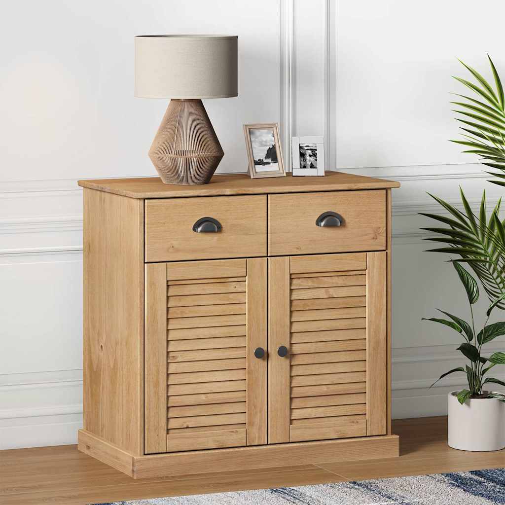 Dressoir met lades VIGO 78x40x75 cm massief grenenhout is nu te koop bij PeponiXL, paradijselijk wonen!
