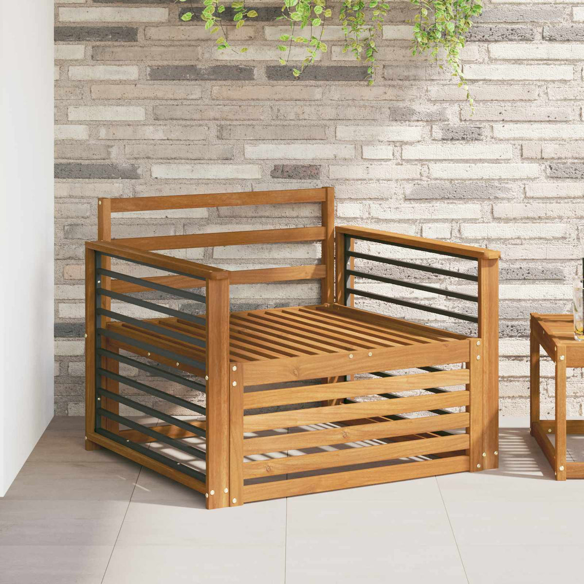 2 Stuk Tuinbank Naturel is nu te koop bij PeponiXL, paradijselijk wonen!