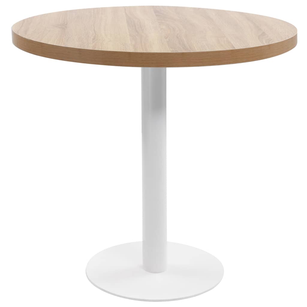 Bistrotafel 80 cm MDF lichtbruin is nu te koop bij PeponiXL, paradijselijk wonen!