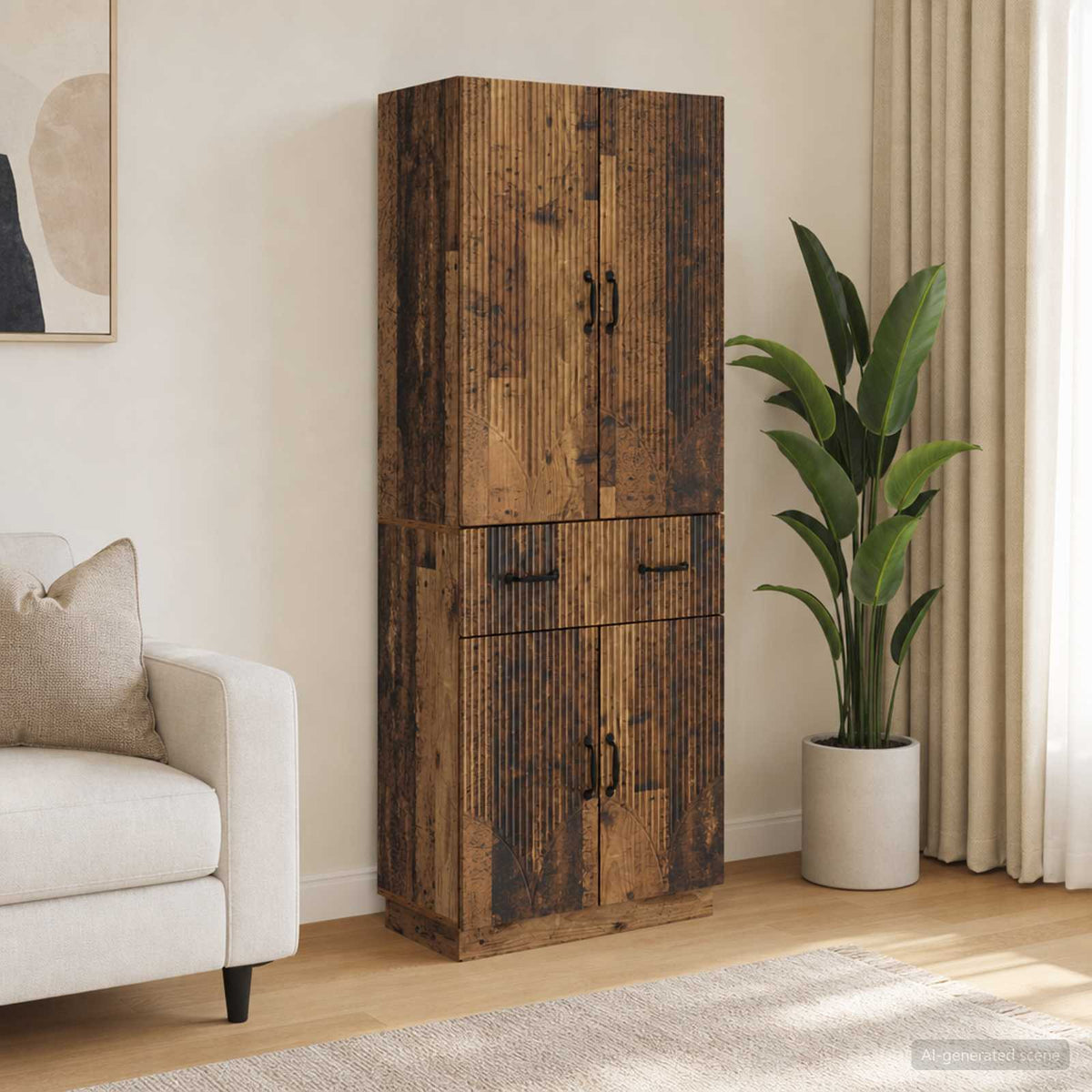 Kastenset 2 pcs Oud hout Bewerkt hout is nu te koop bij PeponiXL, paradijselijk wonen!