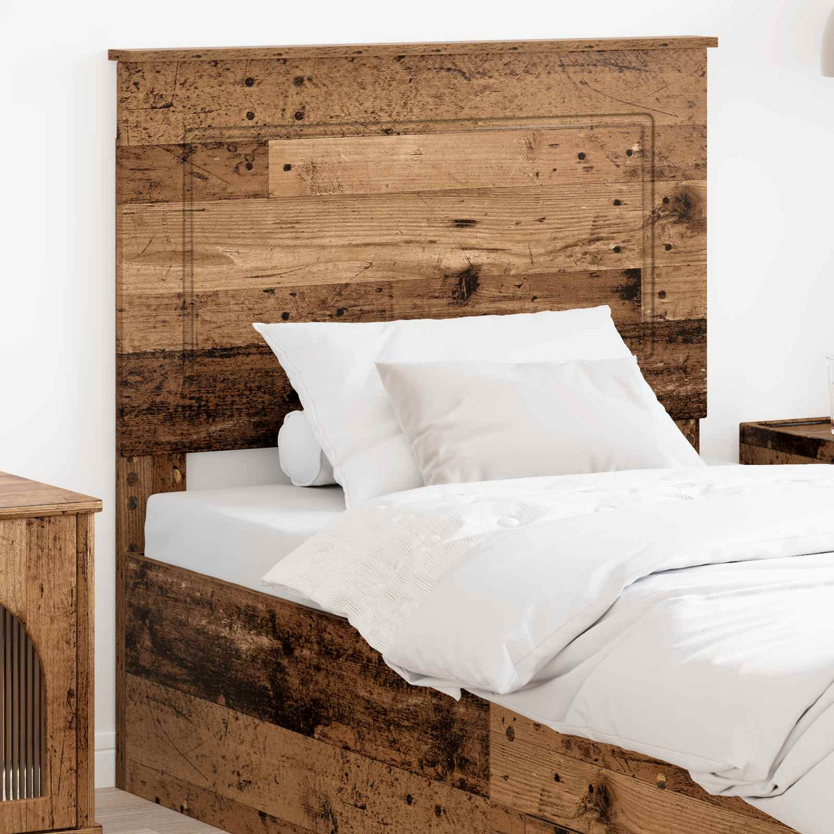 Hoofdbord Oudhout 100 cm Geconstrueerd hout is nu te koop bij PeponiXL, paradijselijk wonen!