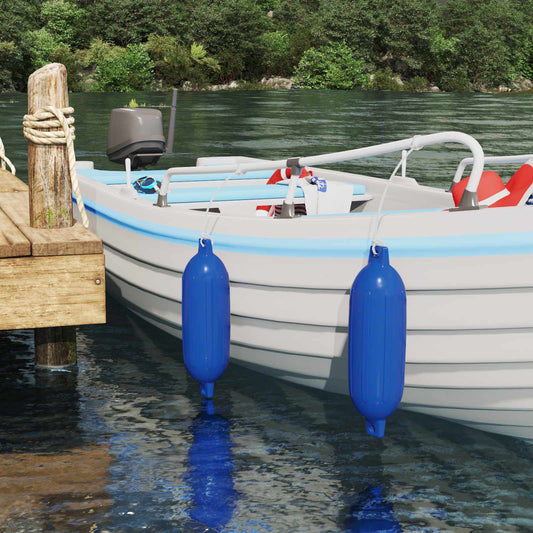 Boot fenders 2 st Ø 16 x 58 cm Blauw PVC is nu te koop bij PeponiXL, paradijselijk wonen!