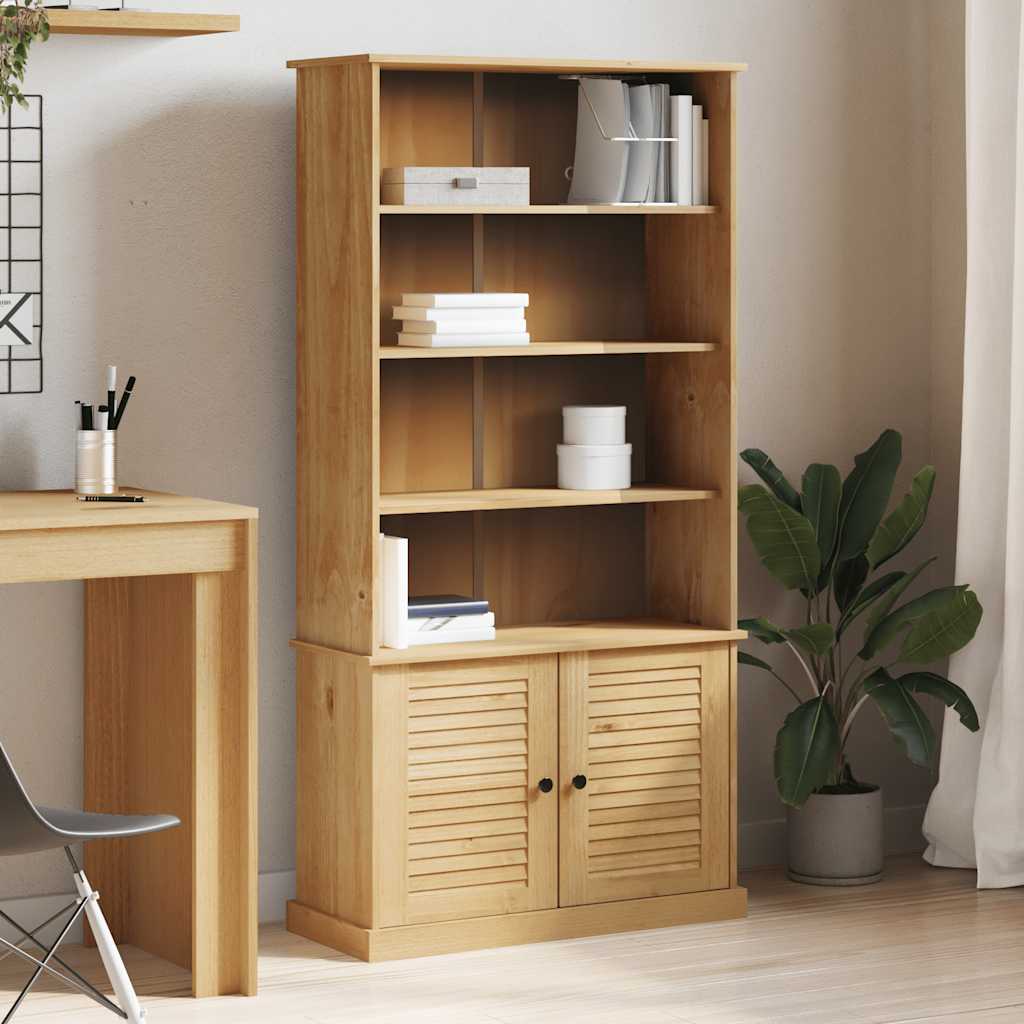 Boekenkast VIGO 85x35x170 cm massief grenenhout is nu te koop bij PeponiXL, paradijselijk wonen!