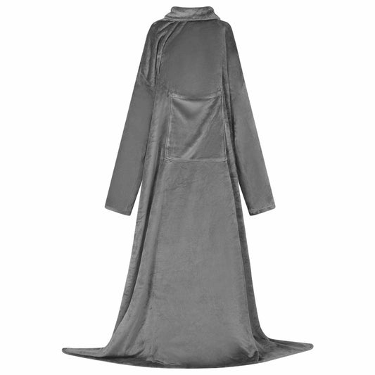 Deken hoodie Donkergrijs F Flanel is nu te koop bij PeponiXL, paradijselijk wonen!