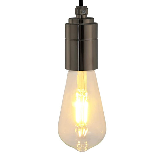 Lamphouders 2 st glanzend zwart E27 is nu te koop bij PeponiXL, paradijselijk wonen!