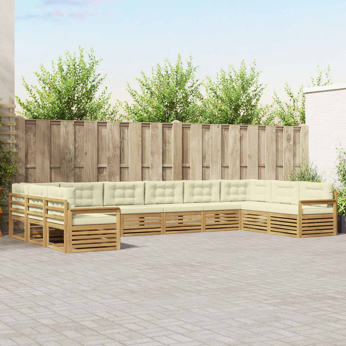 Sofa-Sets Massief Acaciahout is nu te koop bij PeponiXL, paradijselijk wonen!