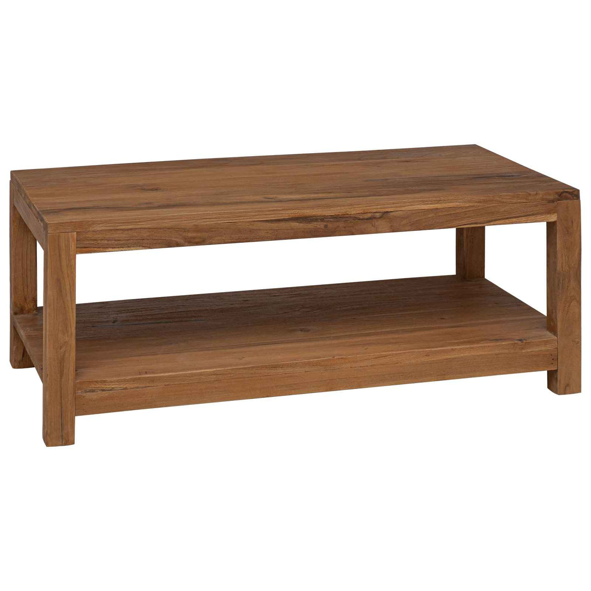Salontafel Naturel 100 x 50 x 40 cm Massief Teakhout is nu te koop bij PeponiXL, paradijselijk wonen!