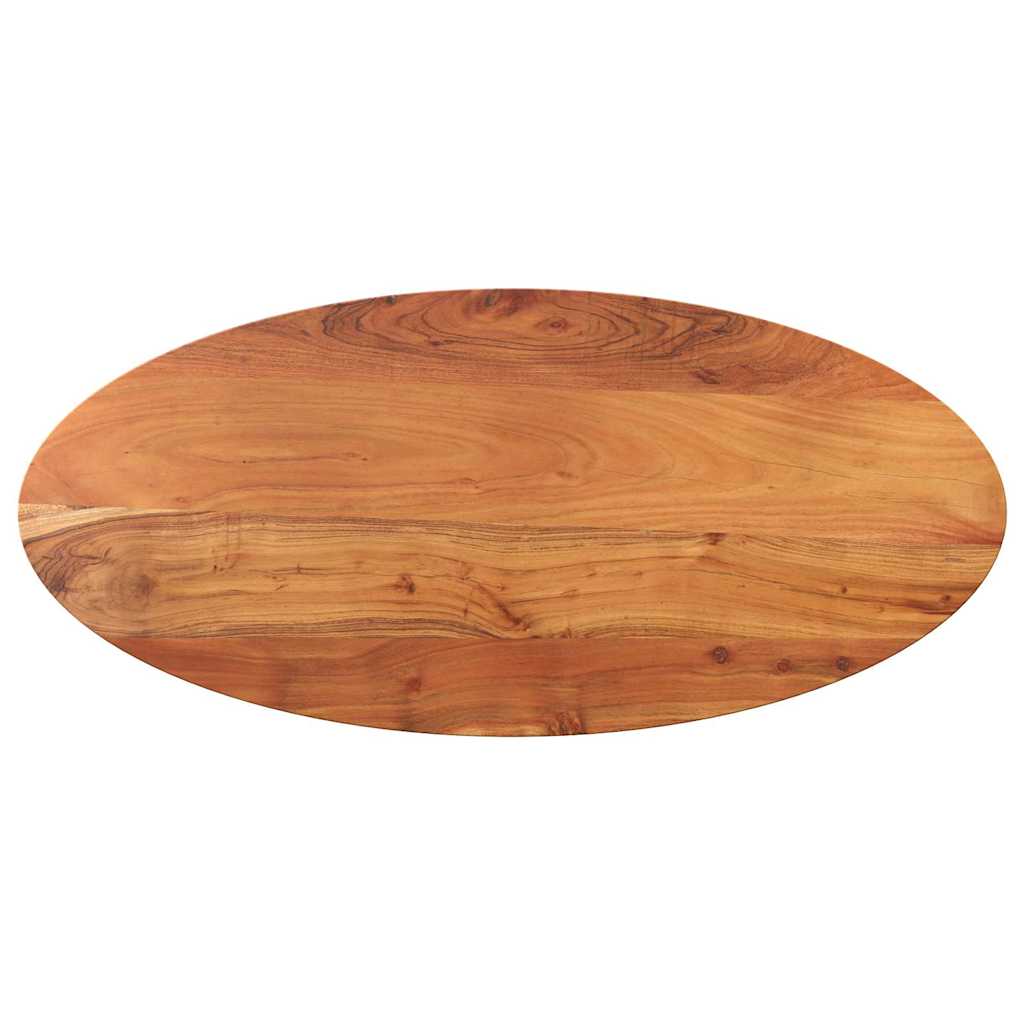 Tafelblad ovaal 100x40x3,8 cm massief acaciahout is nu te koop bij PeponiXL, paradijselijk wonen!