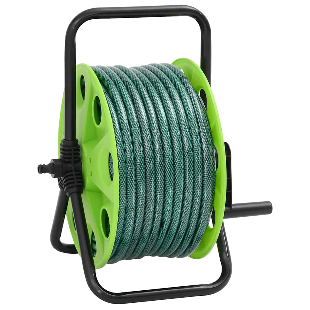 Slanghaspel met slangkoppelset 0,5" 30 m vrijstaand PVC groen is nu te koop bij PeponiXL, paradijselijk wonen!