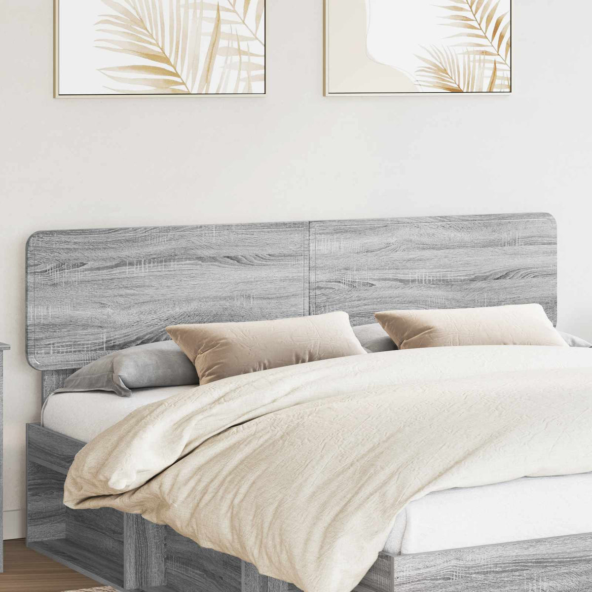 Hoofdbord Grijs Sonoma Bewerkt hout is nu te koop bij PeponiXL, paradijselijk wonen!