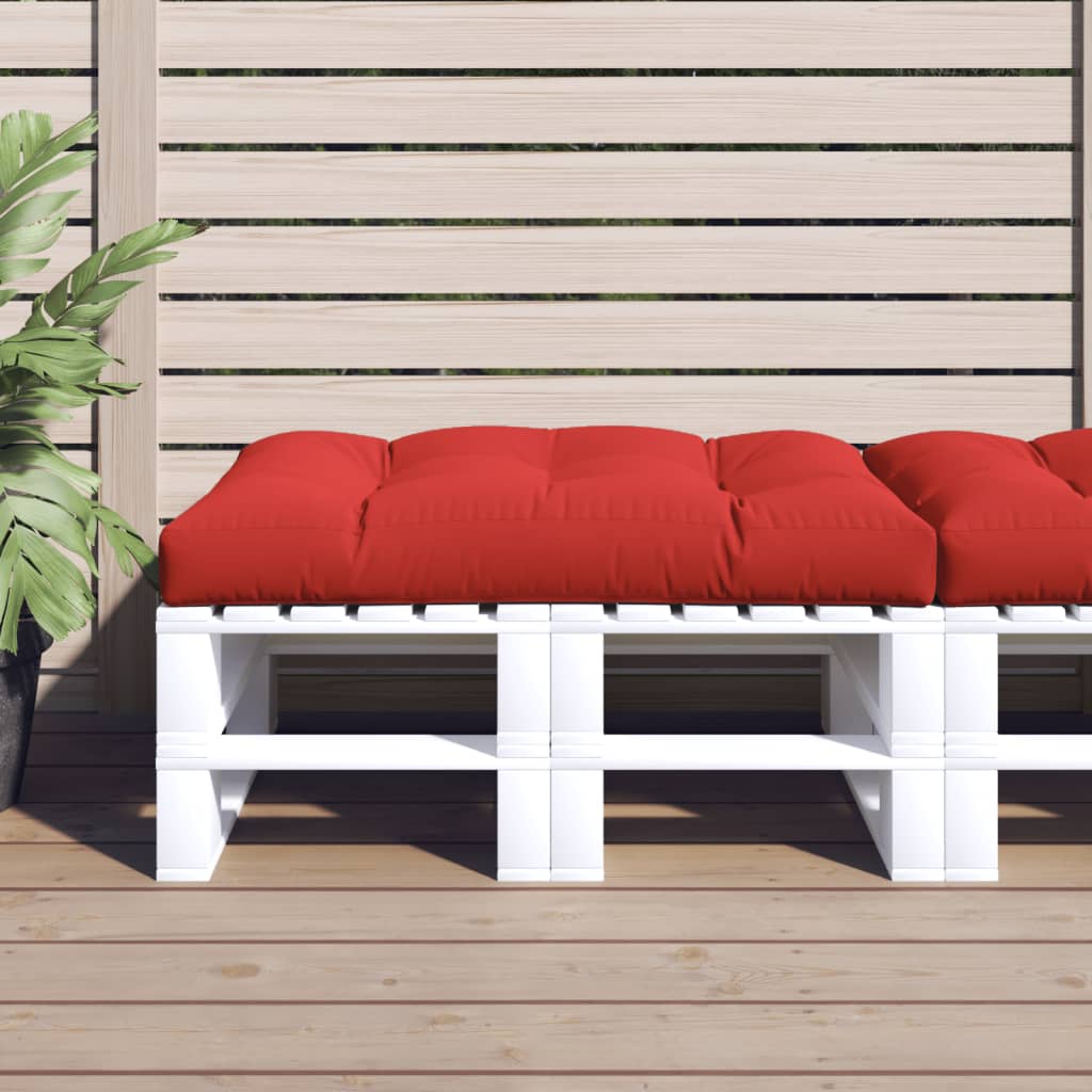 Palletkussen 120x80x12 cm stof rood is nu te koop bij PeponiXL, paradijselijk wonen!