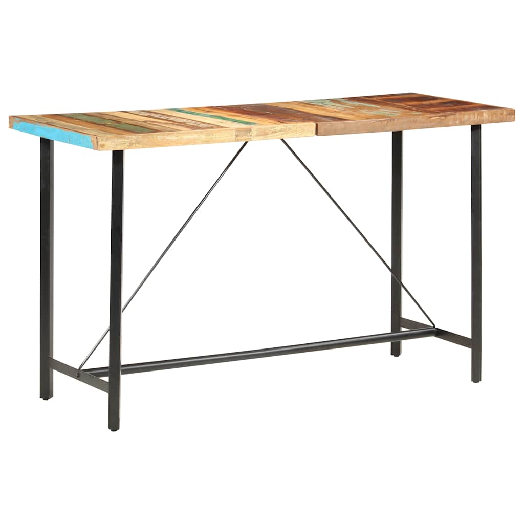 Bartafel 180x70x107 cm massief gerecycled hout is nu te koop bij PeponiXL, paradijselijk wonen!