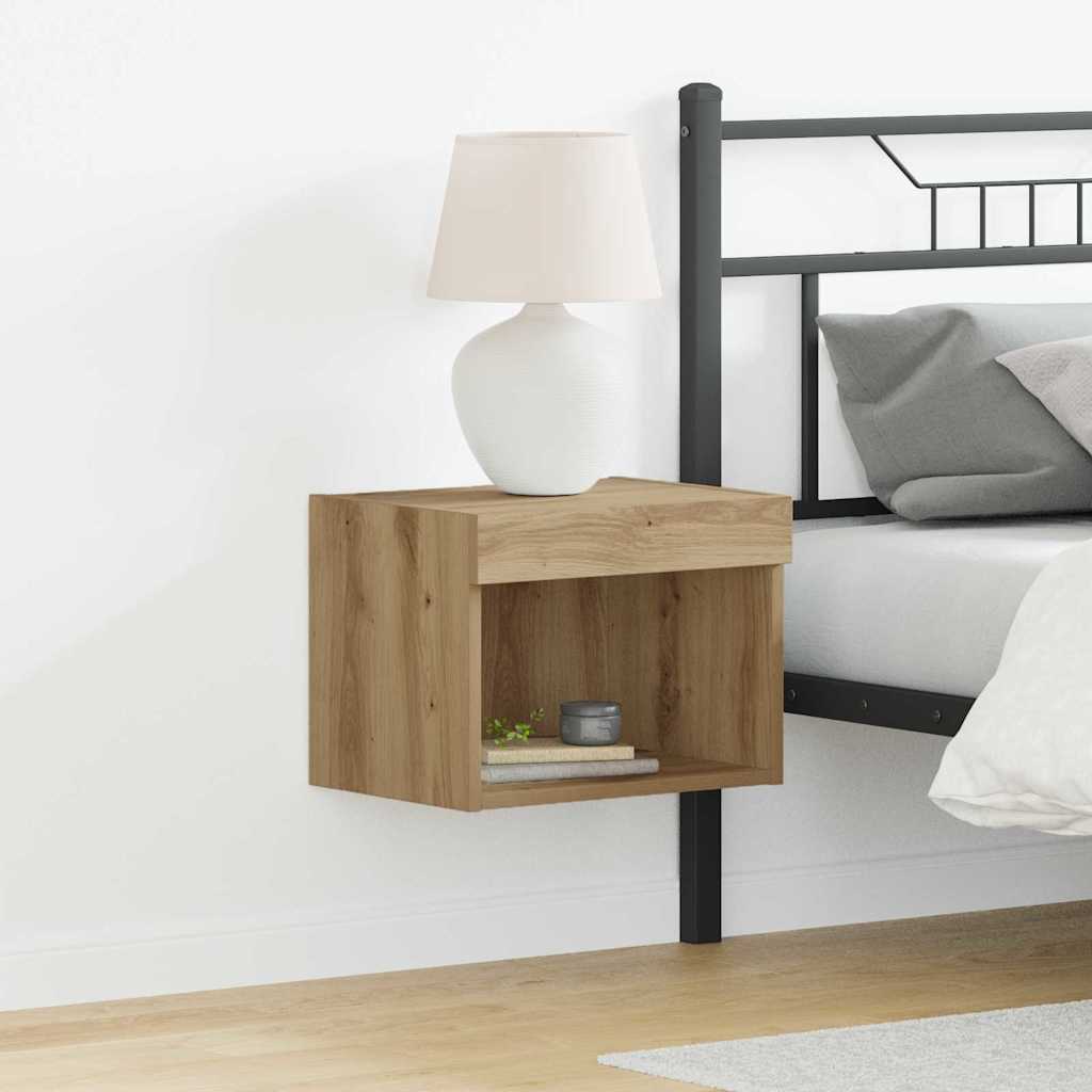 Tv-meubelset met LED Artisan Eiken 40 x 30 x 30 cm Bewerkt hout is nu te koop bij PeponiXL, paradijselijk wonen!