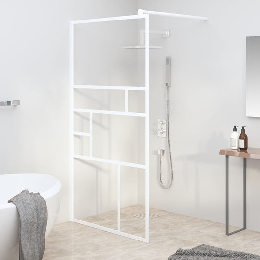 Inloopdouchewand 100x195 cm ESG-glas wit is nu te koop bij PeponiXL, paradijselijk wonen!