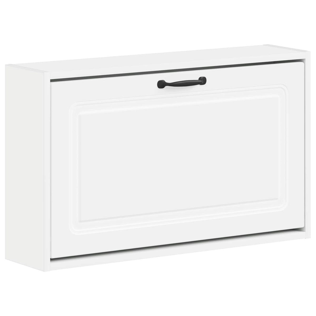 Wandgemonteerde Schoenkast UTRECHT 71 x 17 x 43 cm Bewerkt hout is nu te koop bij PeponiXL, paradijselijk wonen!