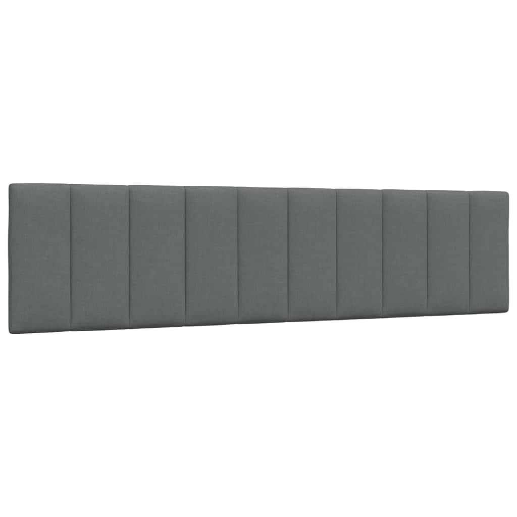 Hoofdbordkussen "Hanko" 200 cm stof donkergrijs is nu te koop bij PeponiXL, paradijselijk wonen!