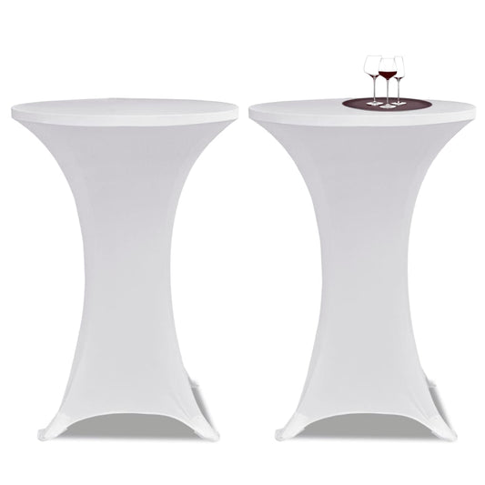 Statafelhoes Stretch Ø70cm Wit (2 stuks) is nu te koop bij PeponiXL, paradijselijk wonen!
