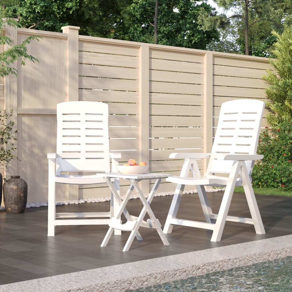 3-delige Tuinset polypropeen wit is nu te koop bij PeponiXL, paradijselijk wonen!
