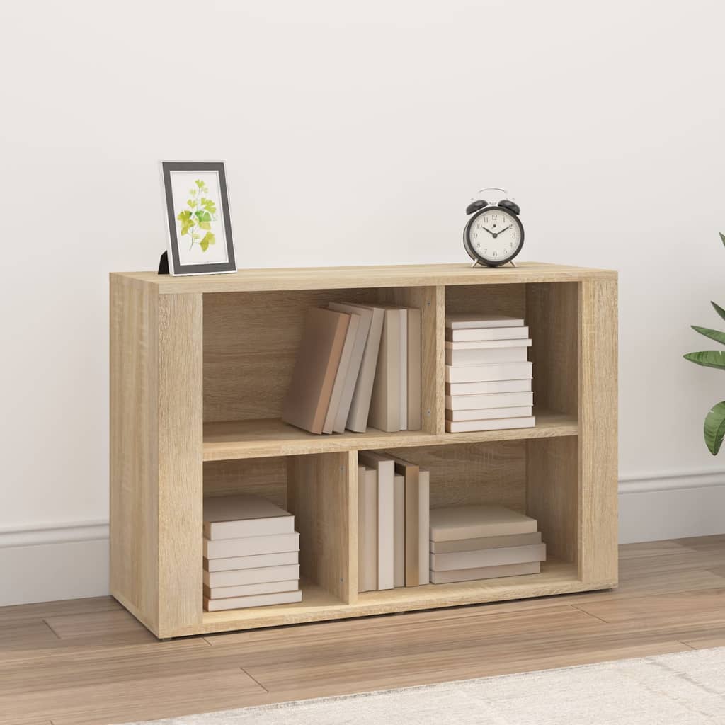 Dressoir 80x30x54 cm bewerkt hout sonoma eikenkleurig is nu te koop bij PeponiXL, paradijselijk wonen!