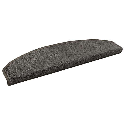 Zelfklevende Trapmatten 15 pcs Donkergrijs 80 x 24,5 x 3,5 cm is nu te koop bij PeponiXL, paradijselijk wonen!