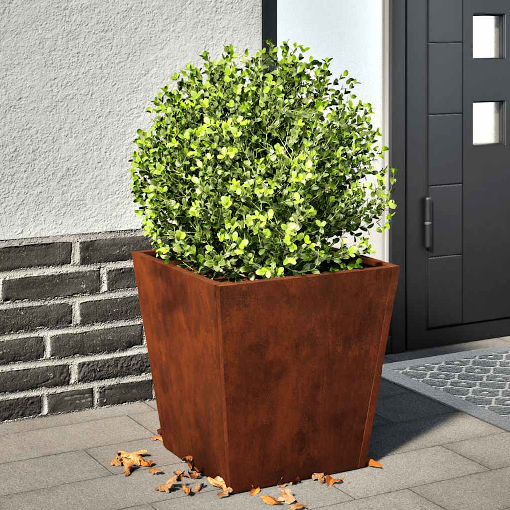 Plantenbak 40x40x40 cm weervast staal is nu te koop bij PeponiXL, paradijselijk wonen!