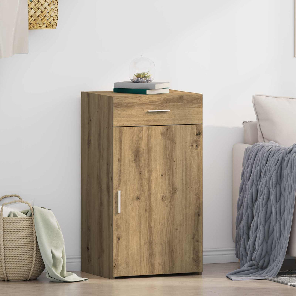 Dressoir Artisan Eiken 50 x 42,5 x 93 cm is nu te koop bij PeponiXL, paradijselijk wonen!