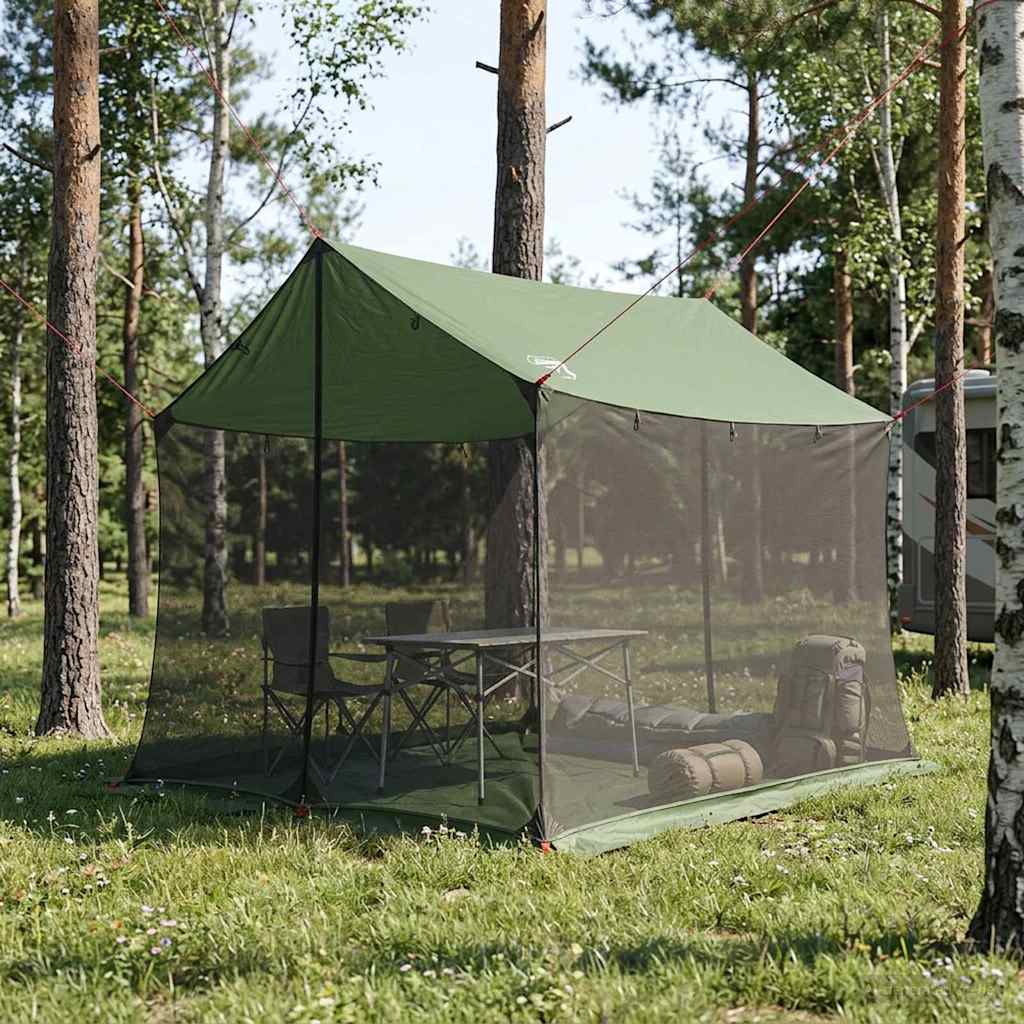 Campingzeil met gaaswanden Groen 270 x 210 x 210 cm is nu te koop bij PeponiXL, paradijselijk wonen!