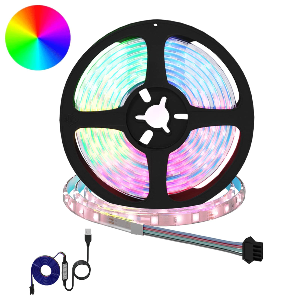 LED-strip 12 pcs Zwart en transparant 2100 mm is nu te koop bij PeponiXL, paradijselijk wonen!