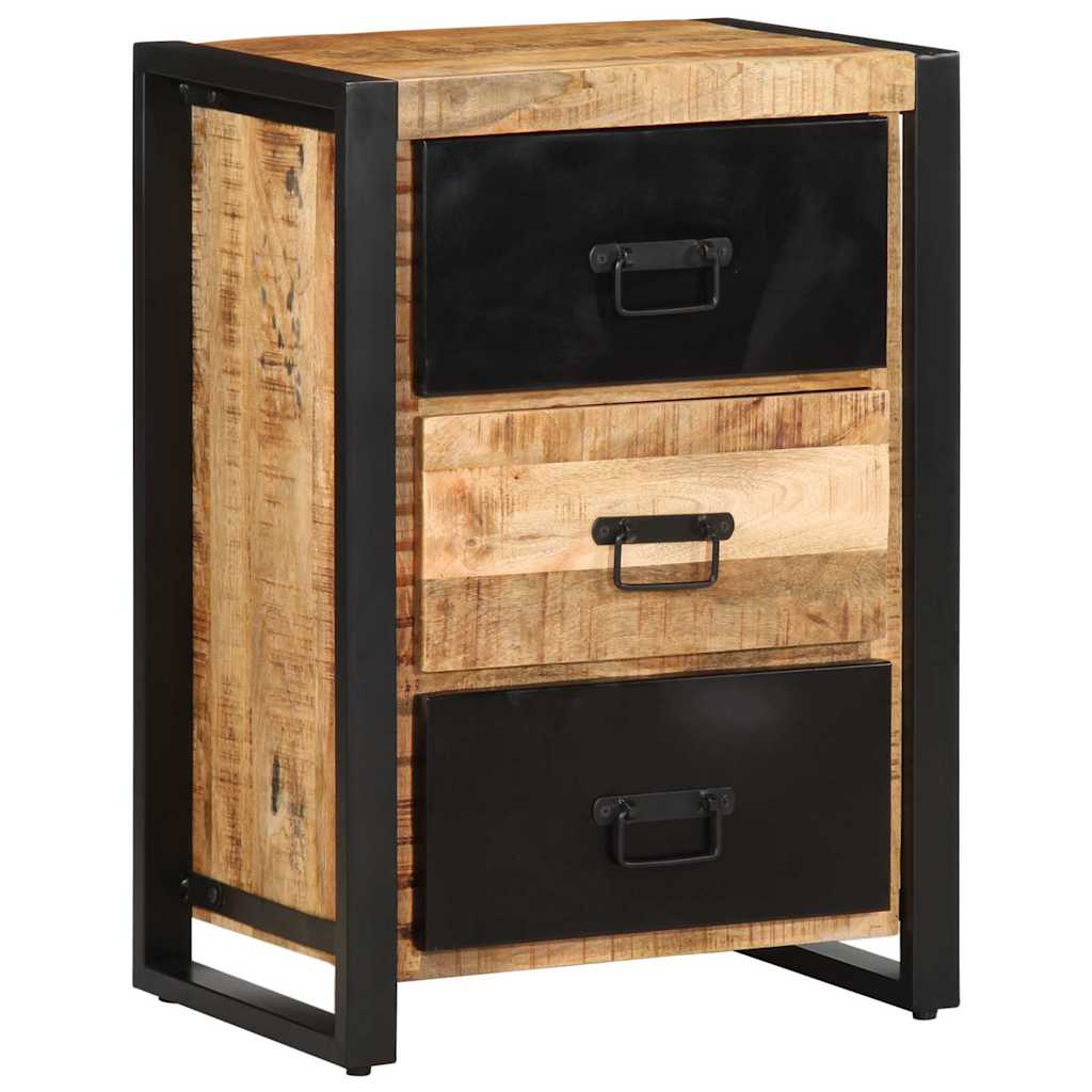 Ladekast 50x35x70 cm massief ruw mangohout is nu te koop bij PeponiXL, paradijselijk wonen!