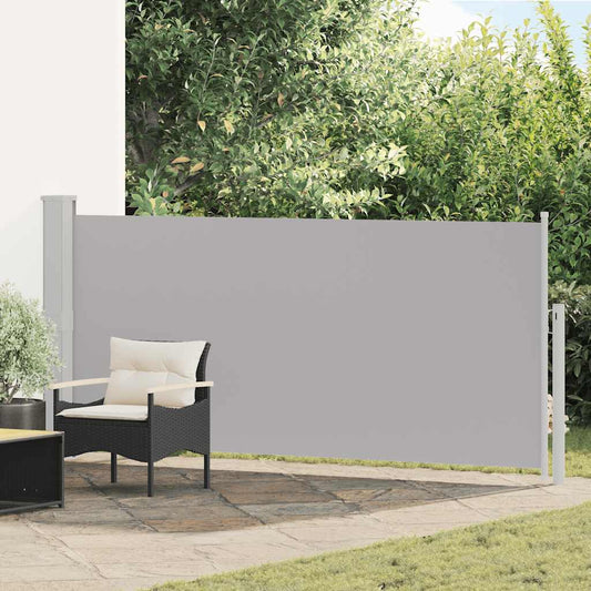 Windscherm uittrekbaar 140x300 cm grijs is nu te koop bij PeponiXL, paradijselijk wonen!