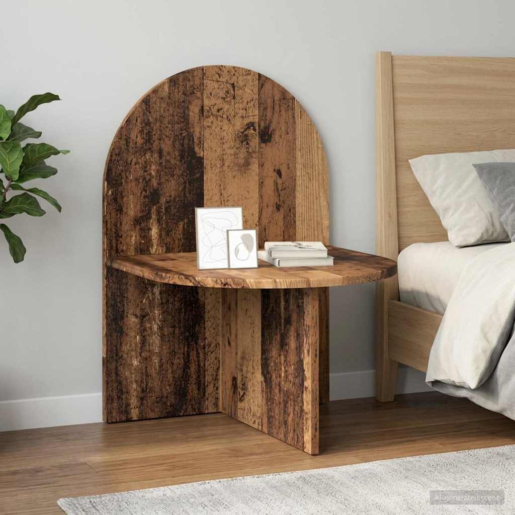 Nachtkastje Oud hout 48 x 49 x 65 cm Geconstrueerd hout is nu te koop bij PeponiXL, paradijselijk wonen!