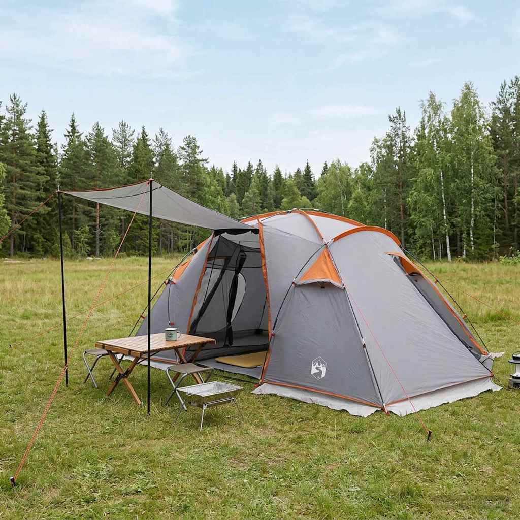 Tunneltent Grijs en Oranje 520 x 260 x 175 cm is nu te koop bij PeponiXL, paradijselijk wonen!