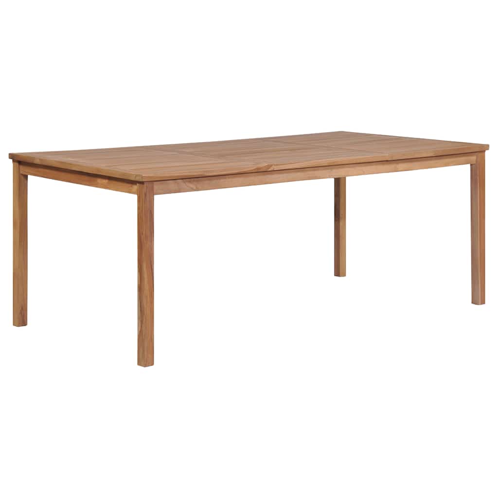 Tuintafel 200x100x77 cm massief teakhout is nu te koop bij PeponiXL, paradijselijk wonen!