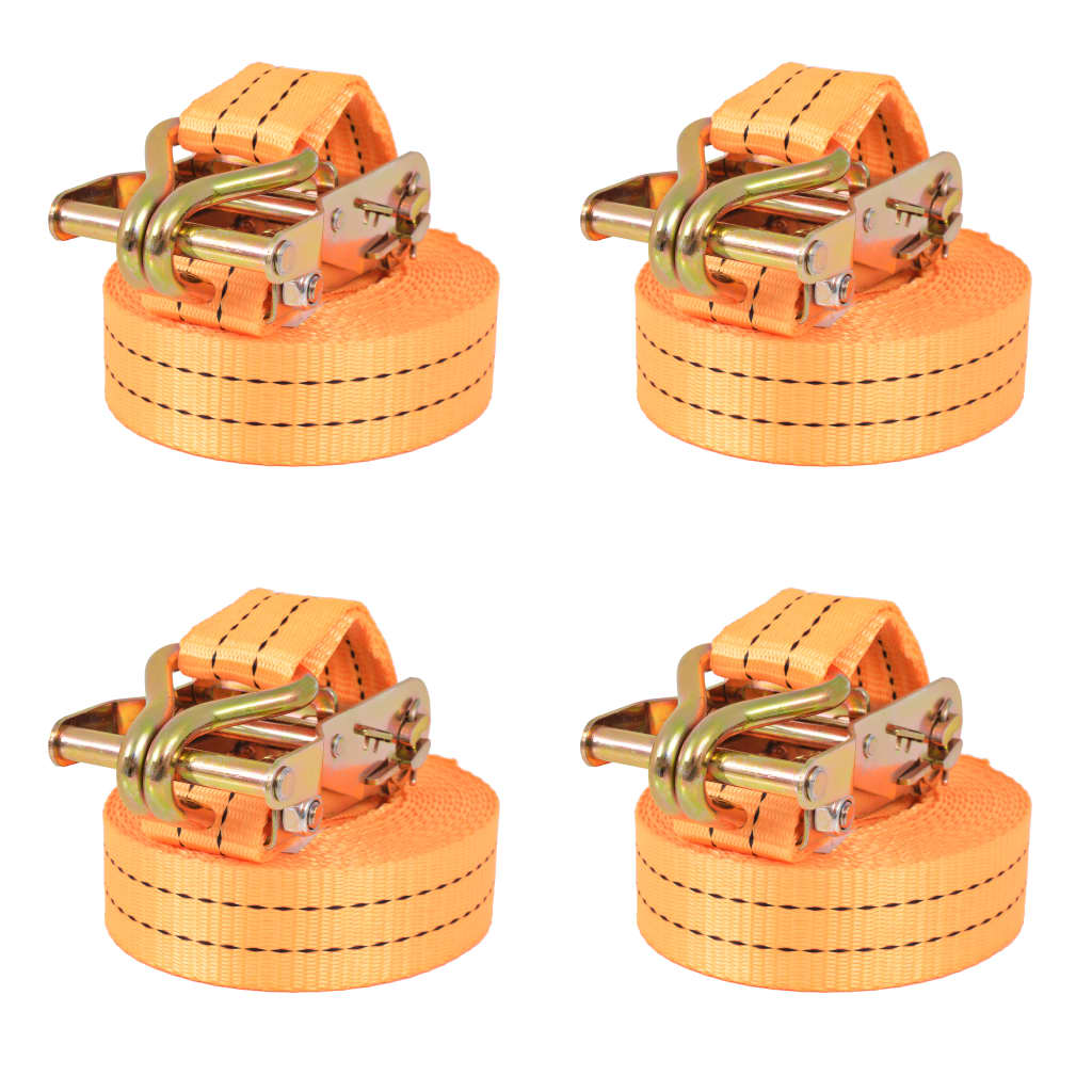 Spanbanden 1 ton 6mx38mm oranje 4 st is nu te koop bij PeponiXL, paradijselijk wonen!