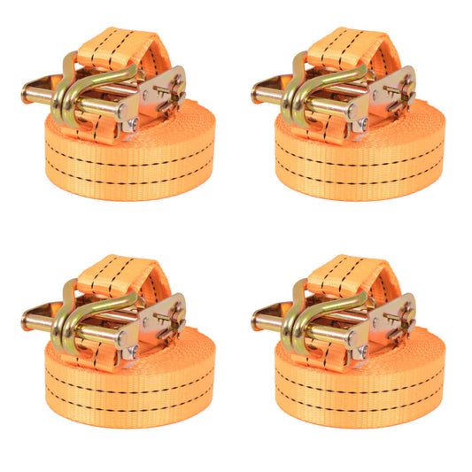 Spanbanden 1 ton 6mx38mm oranje 4 st is nu te koop bij PeponiXL, paradijselijk wonen!