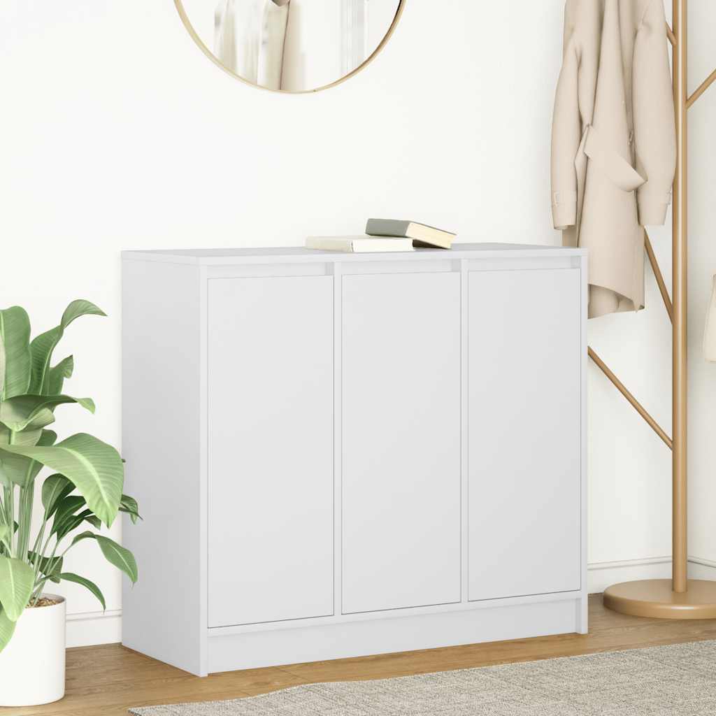 Dressoir 85x34x76 cm bewerkt hout wit is nu te koop bij PeponiXL, paradijselijk wonen!