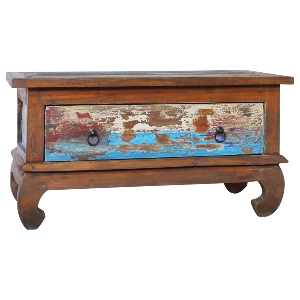Salontafel 80x50x40 cm gerecycled teakhout is nu te koop bij PeponiXL, paradijselijk wonen!