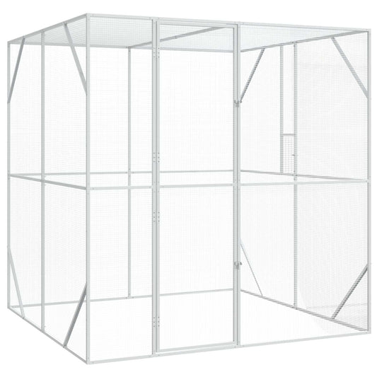 Vogelkooi Antraciet 209 x 202 x 214 cm Gegalvaniseerd staal is nu te koop bij PeponiXL, paradijselijk wonen!