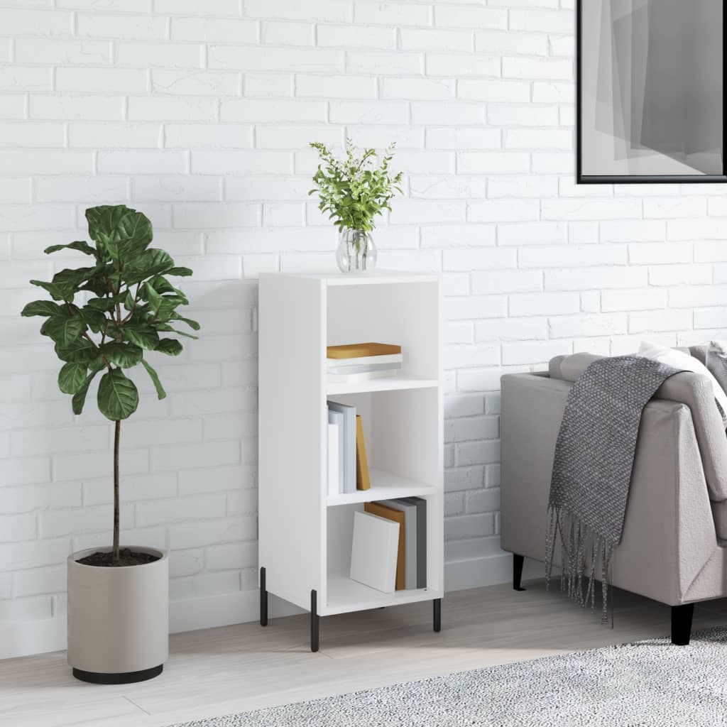 Dressoir 34,5x32,5x90 cm bewerkt hout wit is nu te koop bij PeponiXL, paradijselijk wonen!