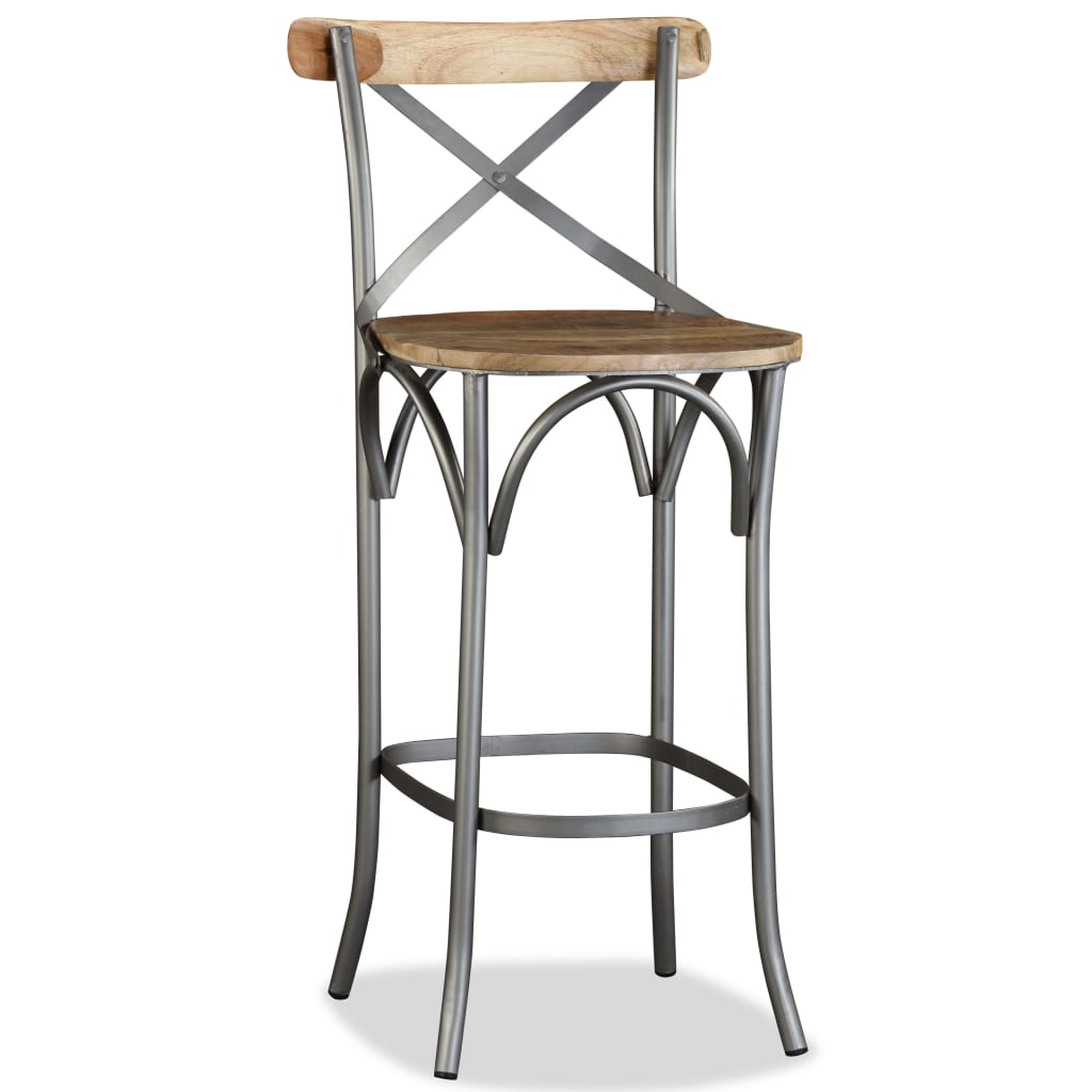 Barkruk massief mangohout is nu te koop bij PeponiXL, paradijselijk wonen!