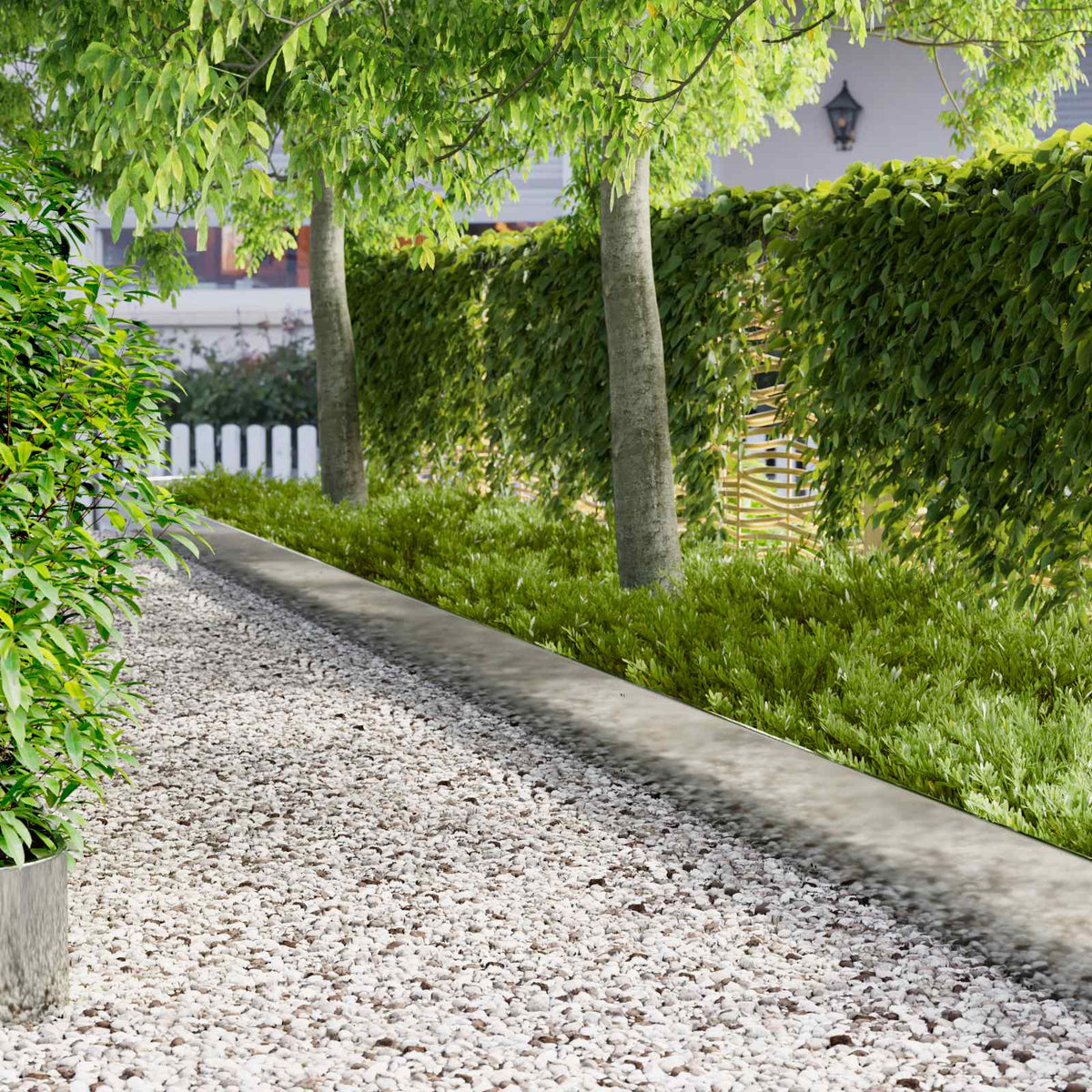Gazonrand 10 pcs 103 x 30 cm Staal Zilverkleurig is nu te koop bij PeponiXL, paradijselijk wonen!