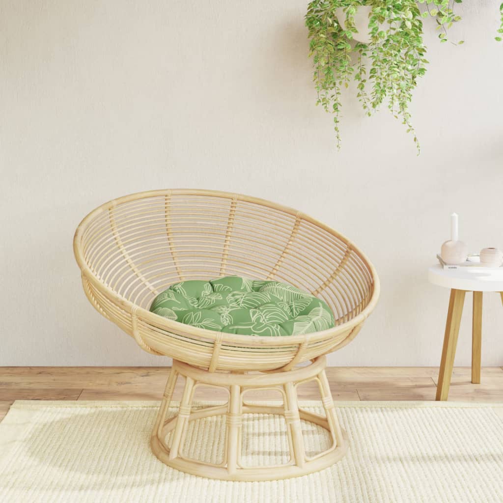 Zitkussen rond bladpatroon Ø 60x11 cm oxford stof is nu te koop bij PeponiXL, paradijselijk wonen!