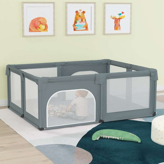 Babybox met 2 deuren oxford stof lichtgrijs is nu te koop bij PeponiXL, paradijselijk wonen!