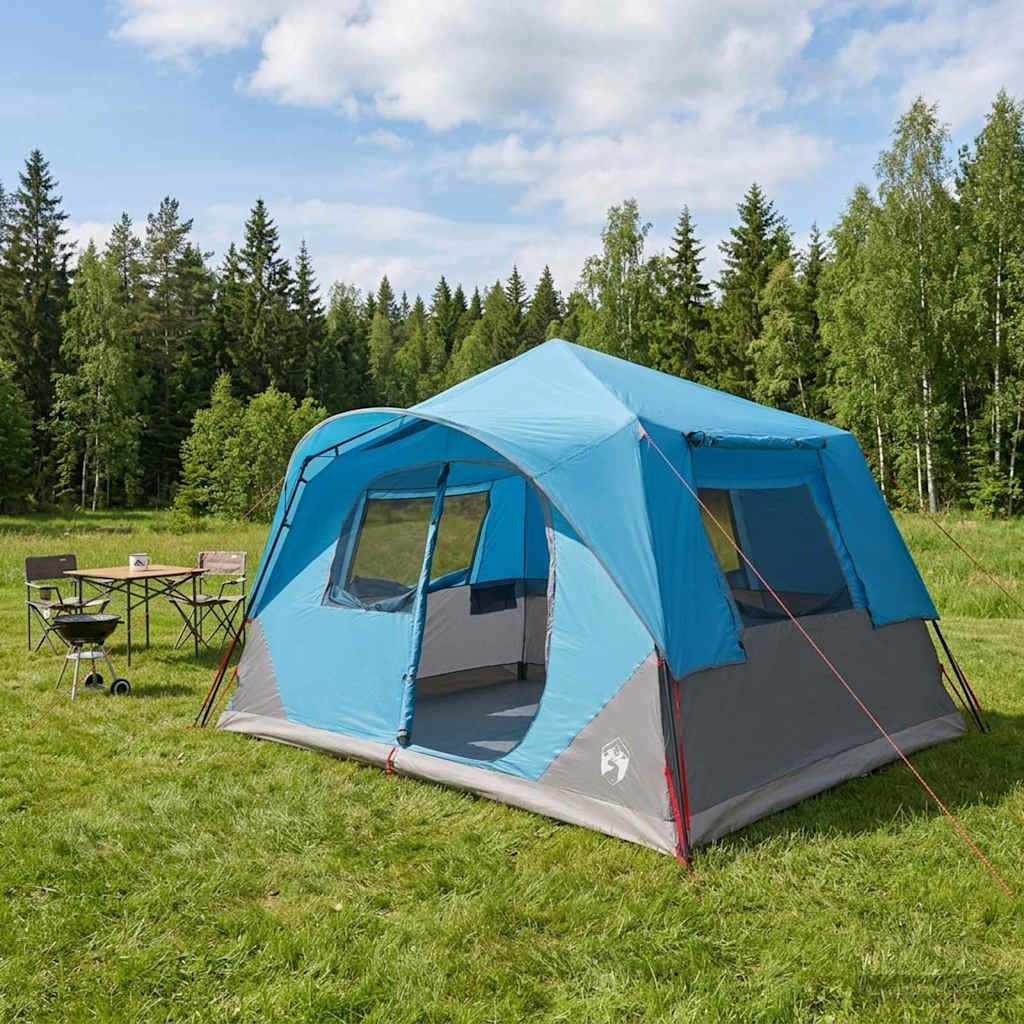 Directe Tent Blauw 365 x 380 x 200 cm Polyester en staal is nu te koop bij PeponiXL, paradijselijk wonen!