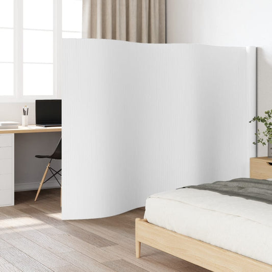 Kamerscherm breedte 600 cm hoogte 165 cm bamboe wit is nu te koop bij PeponiXL, paradijselijk wonen!