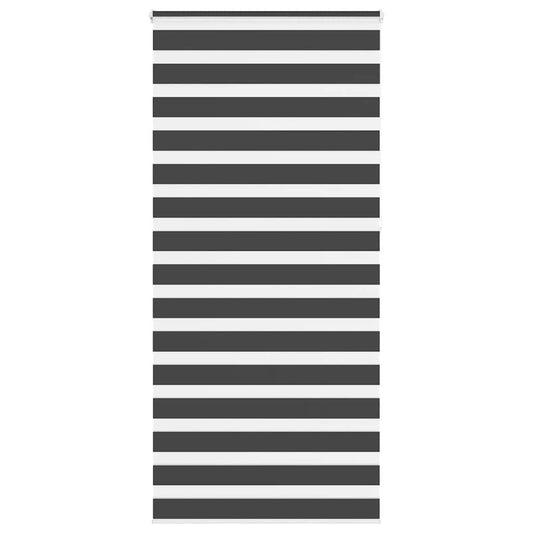 Zebra rolgordijn 115x230 cm stofbreedte 110,9 cm zwart is nu te koop bij PeponiXL, paradijselijk wonen!