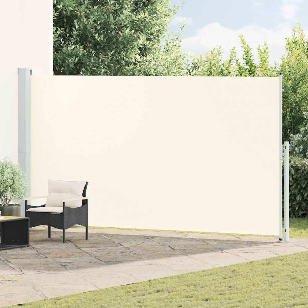 Tuinscherm uittrekbaar 200x500 cm crème is nu te koop bij PeponiXL, paradijselijk wonen!
